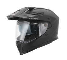 Kappa 2024/12 kv33 solid enduro подвійний шолом для бездоріжжя з козирком і забралом колір матовий чорний розмір 63 / xxl (ece approval 22r06)