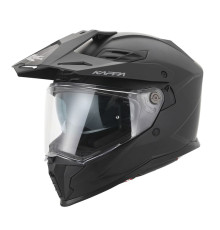 Kappa 2024/12 kv33 solid enduro подвійний шолом для бездоріжжя з козирком і забралом колір матовий чорний розмір 63 / xxl (ece approval 22r06)