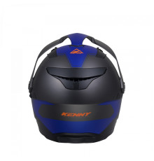Kenny racing шолом подвійний пригодницький модель extreme graphic gunmetal матовий колір чорний/сірий/синій розмір s (55 - 56 см)