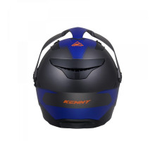 Kenny racing шолом подвійний пригодницький модель extreme graphic gunmetal матовий колір чорний/сірий/синій розмір s (55 - 56 см)
