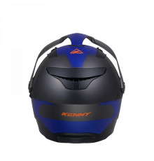 Kenny racing шолом подвійний пригодницький модель extreme graphic gunmetal матовий колір чорний/сірий/синій розмір s (55 - 56 см)