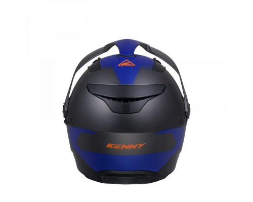 Kenny racing шолом подвійний пригодницький модель extreme graphic gunmetal матовий колір чорний/сірий/синій розмір xl (61 - 62 см)