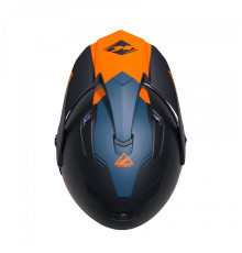 Kenny racing шолом подвійний пригодницький модель extreme графічний помаранчевий/бензиновий матовий колір чорний/помаранчевий розмір m (57 - 58 см)