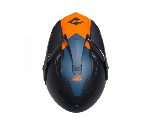 Kenny racing шолом подвійний пригодницький модель extreme графічний помаранчевий/бензиновий матовий колір чорний/помаранчевий розмір m (57 - 58 см)