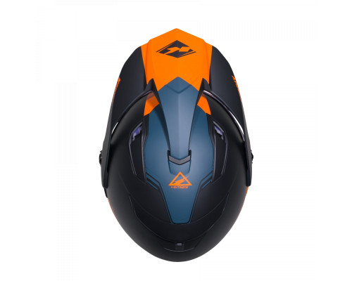 Kenny racing шолом подвійний пригодницький модель extreme графічний помаранчевий/бензиновий матовий колір чорний/помаранчевий розмір s (55 - 56 см)