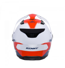 Kenny racing шолом подвійний пригодницький модель extreme graphic patriot колір білий/синій/червоний розмір s ( 55 - 56 см )