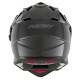 Nox offroad / trail duosport (dual) n312 суцільний шолом з козирком і забралом колір глянцевий чорний розмір m