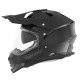Nox offroad / trail duosport (dual) n312 суцільний шолом з козирком і забралом колір глянцевий чорний розмір s