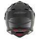 Nox offroad / trail duosport (dual) n312 суцільний шолом з козирком і забралом колір глянцевий чорний розмір s
