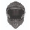 Шолом nox offroad / trail duosport (dual) n312 суцільний з козирком і забралом колір титановий матовий розмір l
