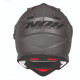 Nox offroad / trail duosport (dual) n312 суцільний шолом з козирком і забралом колір титановий матовий розмір m