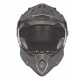 Nox offroad / trail duosport (dual) n312 суцільний шолом з козирком і забралом колір титановий матовий розмір xl