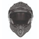 Nox offroad / trail duosport (dual) n312 суцільний шолом з козирком і забралом колір титановий матовий розмір xl