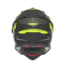 Шолом nox offroad / trail duosport (dual) n312 паровий з козирком і забралом чорний/жовтий fluoресцентний матовий розмір xxl