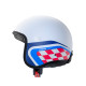 Шолом caberg open jet модель freeride x daytona колір білий/синій/червоний матовий розмір l (козирок в комплекті)
