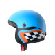 Шолом caberg open jet модель freeride x daytona колір матовий синій/чорний/помаранчевий розмір l (козирок в комплекті)