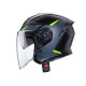 Caberg jet відкритий шолом flyon ii boss колір чорний/сірий/fluo mat жовтий розмір m