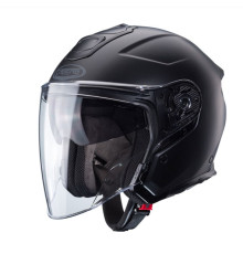 Відкритий реактивний шолом caberg flyon ii суцільний чорний колір матовий чорний розмір l
