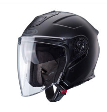 Відкритий реактивний шолом caberg flyon ii суцільний чорний колір матовий чорний розмір xl
