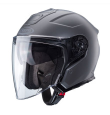 Відкритий реактивний шолом caberg flyon ii суцільний матовий сірий колір розмір m