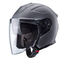 Відкритий реактивний шолом caberg flyon ii суцільний матовий сірий колір розмір m