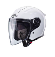 Відкритий реактивний шолом caberg flyon ii суцільний білий колір глянцевий білий розмір m