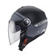 Відкритий реактивний шолом caberg з козирком модель riviera v4 elite колір матовий чорний/сірий розмір xxl