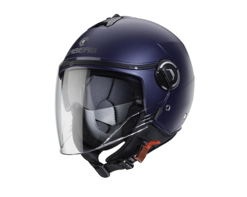 Відкритий реактивний шолом caberg з козирком модель riviera v4 матовий синій (YAMAHA) розмір xs