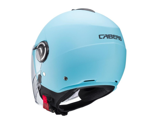 Відкритий реактивний шолом caberg з козирком модель riviera v4x однотонний колір світло-блакитний матовий розмір m