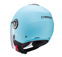 Відкритий реактивний шолом caberg з козирком модель riviera v4x однотонний колір світло-блакитний матовий розмір xs
