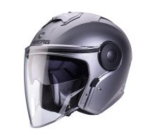Відкритий реактивний шолом caberg з козирком модель soho solid матовий grey - gunmetal розмір m