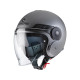 Caberg promotion відкритий реактивний шолом з козирком модель uptown gunmetal колір матовий сірий розмір m