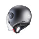 Caberg promotion відкритий реактивний шолом з козирком модель uptown gunmetal колір матовий сірий розмір m
