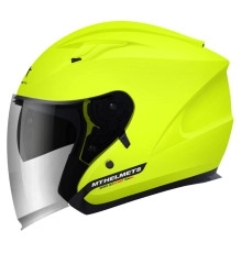 Відкритий реактивний шолом mt з покриттям avenue solid gloss fluor жовтий fluo розмір xxl
