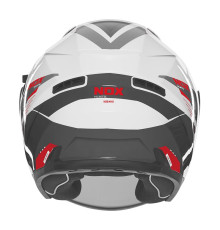 Шолом nox з блендером n130 myst колір білий/чорний/червоний розмір xl