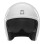 Nox premium open face helmet jet next суцільний колір білий глянець розмір m (темний козирок)