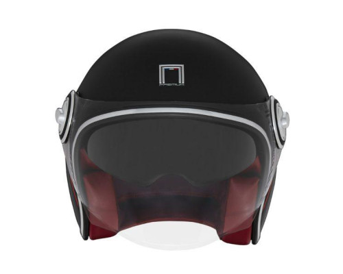 Nox promotion premium open helmet jet heritage line колір матовий чорний/червоний/білий розмір s