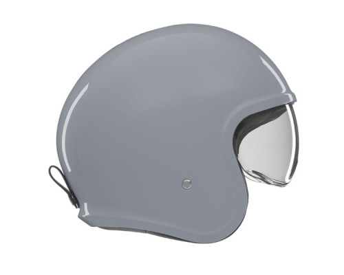 Nox promotion premium open face helmet jet next суцільний колір сірий глянець розмір m (темний козирок)