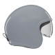 Nox promotion premium open face helmet jet next суцільний колір сірий глянець розмір m (темний козирок)