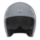 Nox promotion premium open face helmet jet next суцільний колір сірий глянець розмір m (темний козирок)