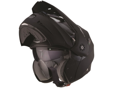 Щелепний шолом caberg enduro модель tourmax (pinlock) колір чорний матовий розмір l (5/5 зірок в різких тестах) p