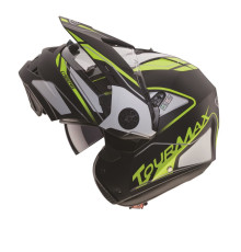 Щелепний шолом caberg enduro модель tourmax (pinlock) колір сірий матовий розмір m (5/5 зірок в різких тестах)