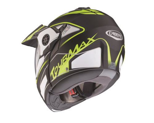Щелепний шолом caberg enduro модель tourmax (pinlock) колір сірий матовий розмір m (5/5 зірок в різких тестах)