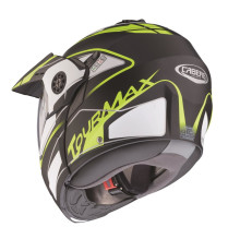 Щелепний шолом caberg enduro модель tourmax (pinlock) колір сірий матовий розмір xl (5/5 зірок в різких тестах)