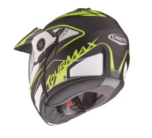Щелепний шолом caberg enduro модель tourmax (pinlock) колір сірий матовий розмір xl (5/5 зірок в різких тестах)
