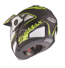 Щелепний шолом caberg enduro модель tourmax (pinlock) колір сірий матовий розмір xl (5/5 зірок в різких тестах)