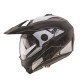 Щелепний шолом caberg enduro модель tourmax (pinlock) marathon колір матовий чорний/білий/сірий розмір l