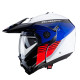 Щелепний шолом caberg enduro модель tourmax titan білий/синій/червоний колір білий/синій/червоний розмір xs