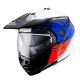 Щелепний шолом caberg enduro модель tourmax titan білий/синій/червоний колір білий/синій/червоний розмір xs