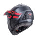 Щелепний шолом caberg enduro модель tourmax x sarabe колір матовий сірий/чорний/червоний розмір xl (пі UFOк в комплекті)